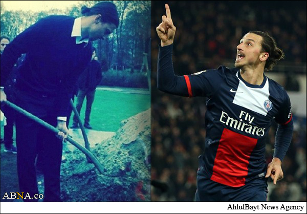 بالصور / النجم السويدي «ابراهيموفيتش» يدفن شقيقه حسب التعاليم الإسلامية