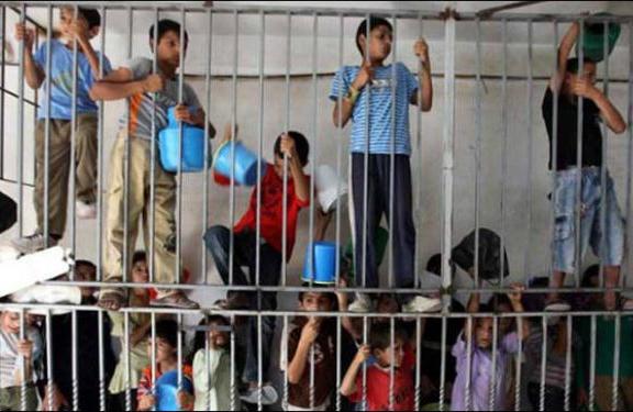 الاحتلال الاسرائيلي يضم اكثر من 38 طفلا في سجونه 
