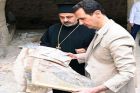 Assad am Osternsonntag in Christen-Stadt Maalula 