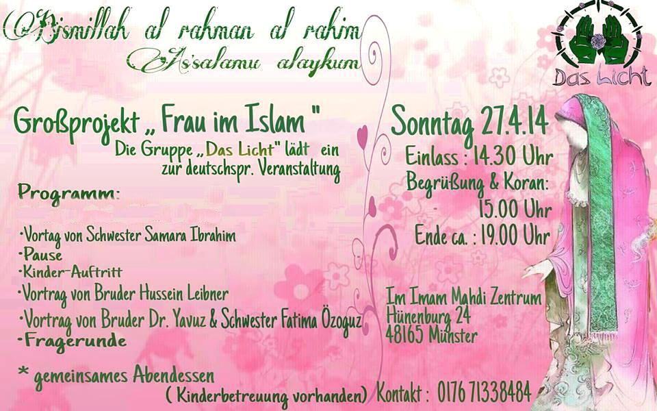 Islamische Veranstaltung in Münster