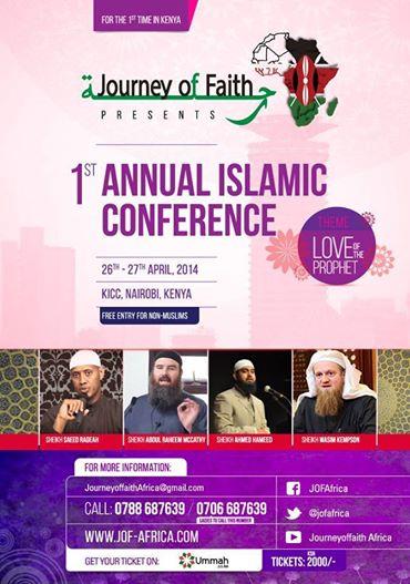  “Journey of Faith”, 1st Int’l Islamic Conference in Kenya 