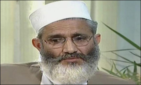 عمران خان کے طاہر القادری سے اتحاد کے اعلان پر حیران ہوں، سراج الحق   	
