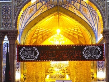 امام ہادی(ع) کے یوم شہادت پر حرم امام حسین (ع) میں مراسم عزاداری+تصاویر