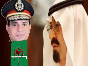 جنرل السیسی کا مرسی کی حکومت گرانےمیں تعاون پر سعودی بادشاہ کا شکریہ