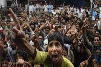 میانمار کے مسلمانوں پر ہونے والے مظالم کےخلاف نئی دہلی میں مظاہرہ