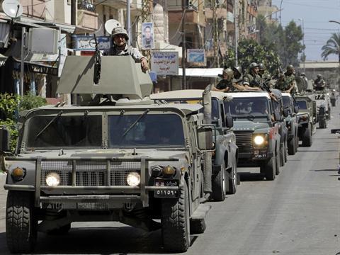 Acht Libanesische Soldaten bei Tripoli verwundert