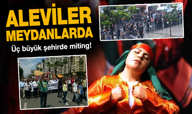 Aleviler dört bir yanda sokakta: “Ayrımcılığa derhal son verin!”