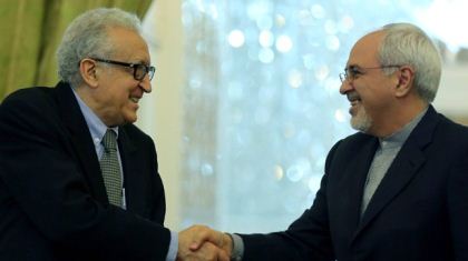 Brahimi a demandé Zarif et la résolution pacifique des différends politiques