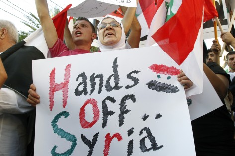 "Garis Merah" A.S Galakkan Serangan Kimia Di Syria