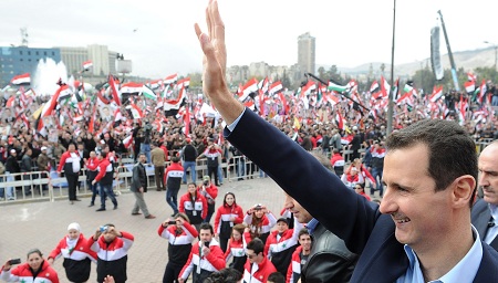 Dr Bachar Hafez al-Assad, président de la république arabe syrienne pour un nouveau mandat constitutionnel avec 88.7% des suffra