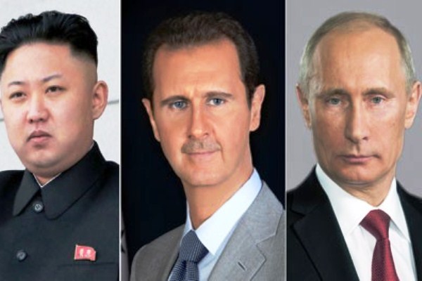 الرئيس السوري يتلقى برقيتي تهنئة من نظيريه الروسي والكوري الشمالي