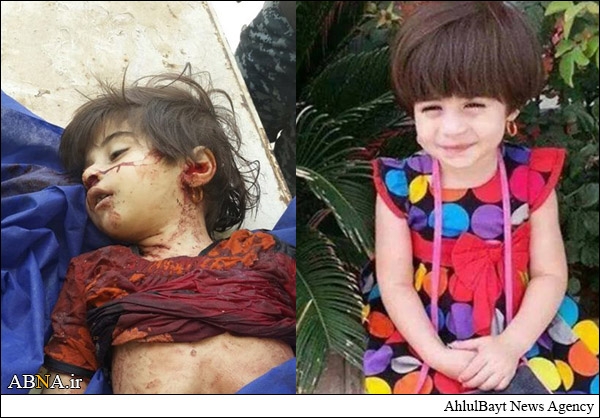 Photo: The smallest martyr of ISIL attack in Shiite district of Tuzkhormatu - Iraq