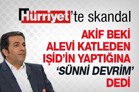 Alevi katleden IŞİD’in yaptığına “Sünni devrim” dedi