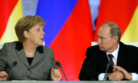 Аҝела Меркелдән Путинә: "Дәһшәт ичиндәjәм"