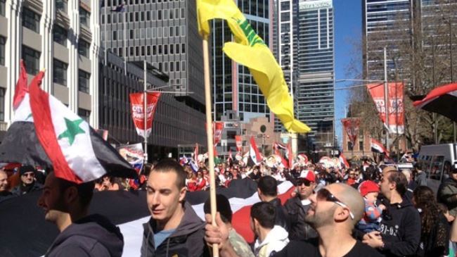 Australians protest ISIL's terrorist acts in Iraq