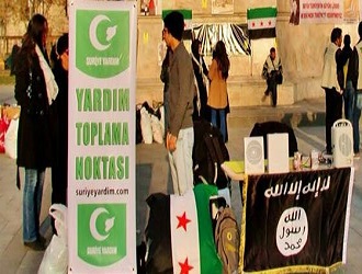 İstanbul’da IŞİD’e yardım standı / Foto