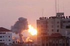 Israelische Kampfflugzeuge greifen Gazastreifen an 