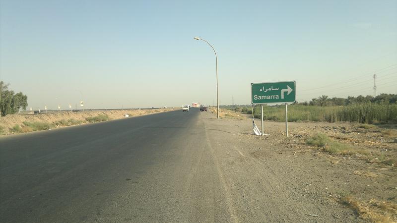 الجيش العراقي يؤمن طريق بغداد - سامراء بشكل كامل