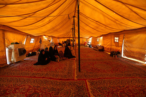 Imam Hussein Holy Shrine Receives Displaced Families 