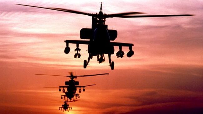 US troops in Iraqi capital to use Apache helicopters, drones