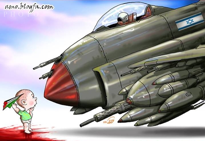 İşgalci İsrail Saldırılarına Devam Ediyor / Karikatür