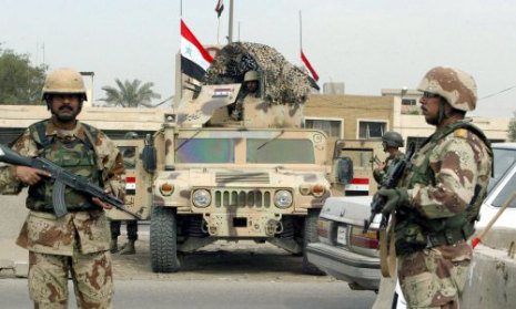  Iraq: Security Forces Advance towards Tikrit Center 