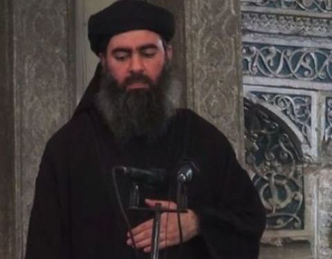 الداخلية العراقية تقول ان البغدادي أصب في هجوم جوي ونقل الى سوريا والتسجيل مفبرك