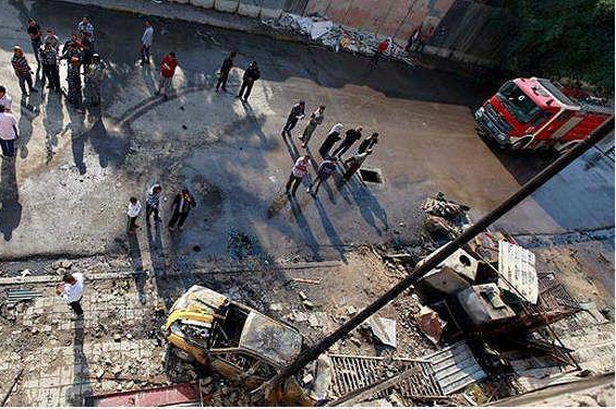 انفجار سيارة مفخخة في الكاظمية واستشهاد واصابة 13 مدنيا