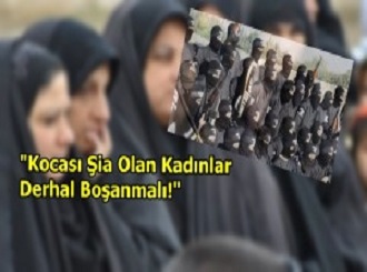 IŞİD: Kocası Şia Olan Kadınlar Derhal Boşanmalı!