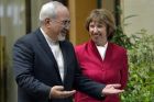 Treffen zwischen Zarif und Ashton 