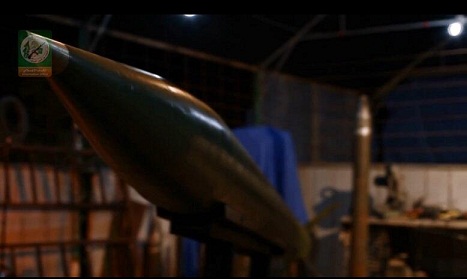 "كتائب القسام" الفلسطينية تقصف مدينة حيفا وتل أبيب بصاروخ "R 160"