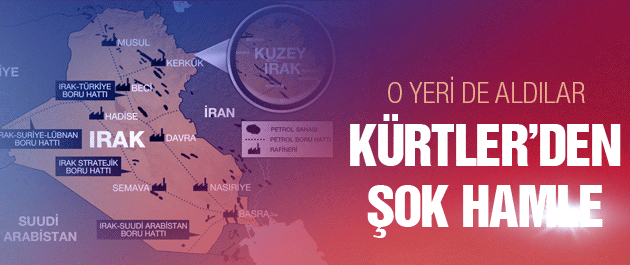 Barzani Haddini Aştı / Kürtler petrolü ele geçirdi Arapları kovdu
