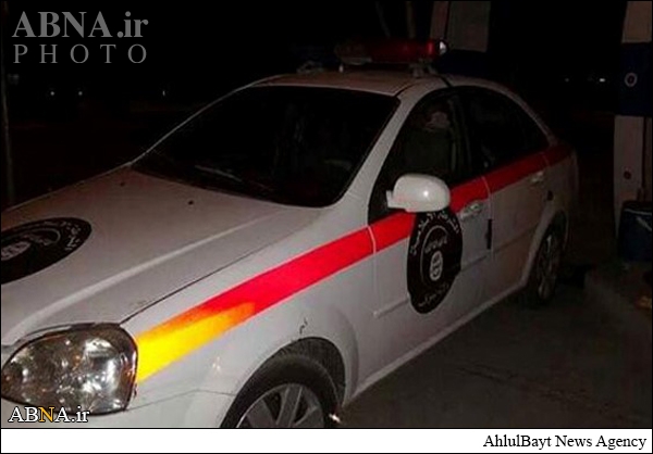 داعش کی پولیس گاڑی، تصویر