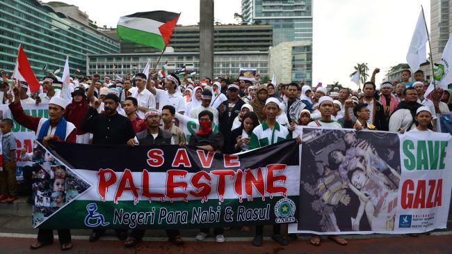 Demonstrasi anti Israel di seluruh dunia