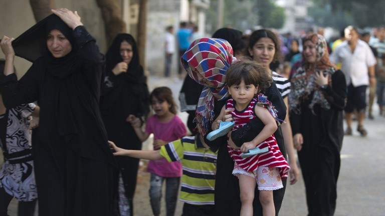 Zionists warns 100,000 Gazans to leave homes