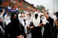 کشمیر میں ہڑتال، غزہ کے حق میں مظاہرے