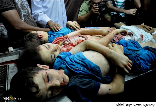 غزہ پر صہیونی فوج کی زمینی چڑھائی شروع، فلسطینی شہیدوں کے تعداد ۲۶۰+ تصاویر