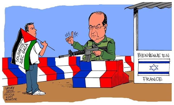 Francia Primer País en el Mundo en Prohibir Manifestaciones de Apoyo a Palestina