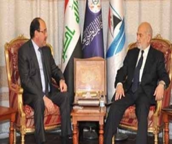 بغداد ميں نوري مالکي اور ابراہيم جعفري کي ملاقات