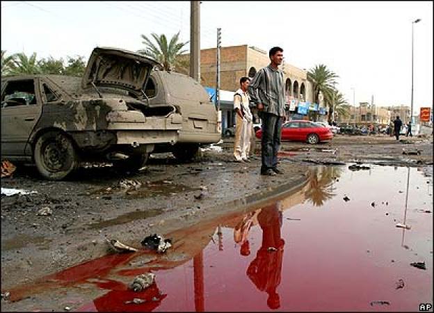 داعش يتبنى تفجيرات الامس في بغداد ويقول ان احد الانتحاريين الماني والآخر سوري