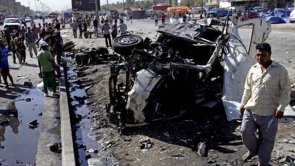 64 killed, injured by German and Syrian ISIL suicide bombers in Baghdad