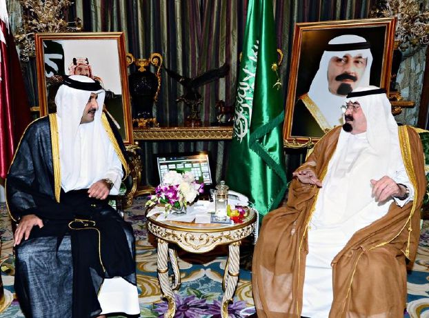امير قطر يزور السعودية بعد قطيعة دامت لعدة شهور