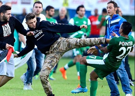 Pro-Palestinian Protesters Storm Football Match Between Israel's Maccabi Haifa & Lille + Pics