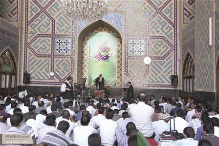 I’tikaf Ceremony for Seminarians of Jame’at al-Mustafa in Razavi Holy Shrine