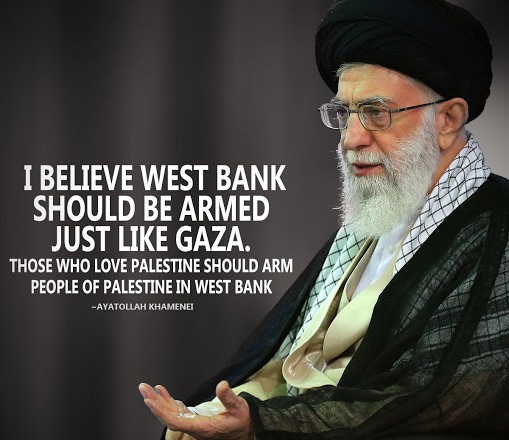 Iran Supreme Leader: I believe West Bank should be armed just like Gaza