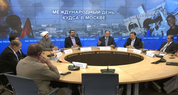 Table ronde à Moscou en solidarité avec le peuple palestinien