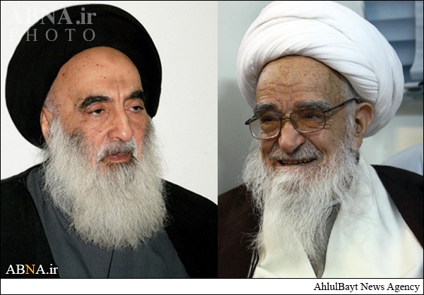 Grand Ayatollah Safi and Sistani talk on phone over critical situation in Iraq