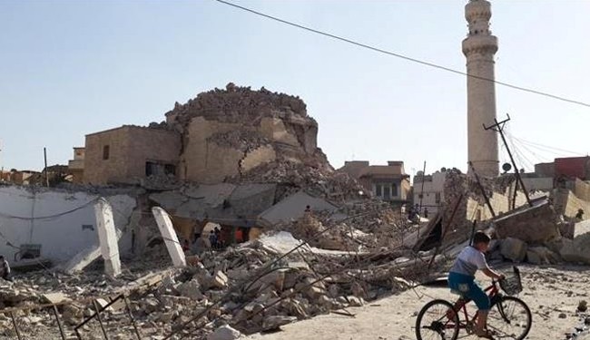 ISIL-Terroristen zerstören Prophet Jirjis-Moschee in Mosul