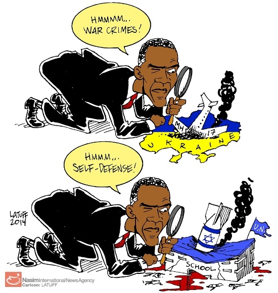 Savaş Suçluları açısından savaş suçu / Karikatür