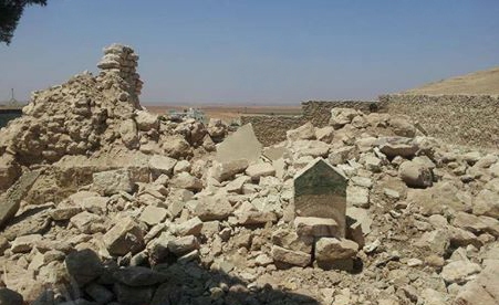 داعش يفجر ضريح الخليفة الأموي " سليمان بن عبد الملك " 